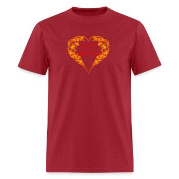 Hot Mess - Men's T-Shirt - true red - Front - Jose (178cm)