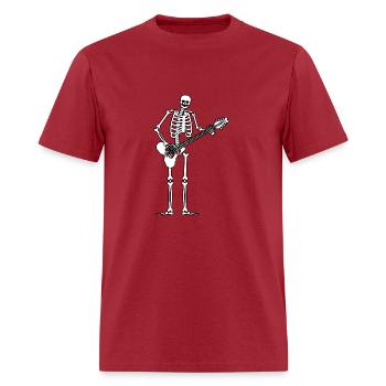 skeleton hands heart sign - Men's T-Shirt - true red - Front - Jose (178cm)