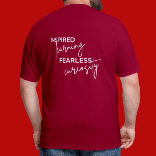 Inspired Learning Fearless Curiosity (Reversed) - Men's T-Shirt