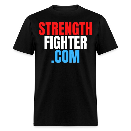 StrengthFighter com Logo - Men's T-Shirt