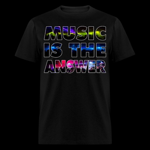 Music Is The Answer - Men's T-Shirt