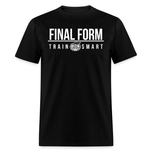 final form logo train smart white png - Men's T-Shirt