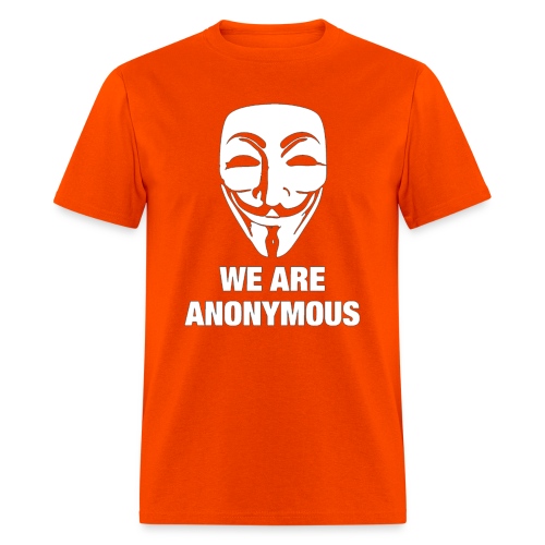 we are anonymous - Men's T-Shirt