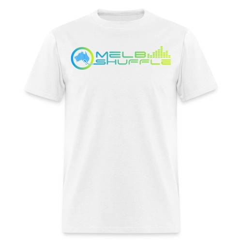 Melbshuffle Gradient Logo - Men's T-Shirt