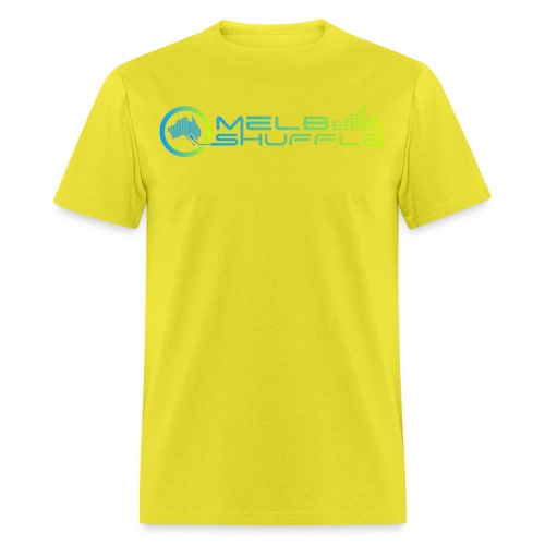 Melbshuffle Gradient Logo - Men's T-Shirt