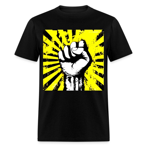 poing jaune - Men's T-Shirt