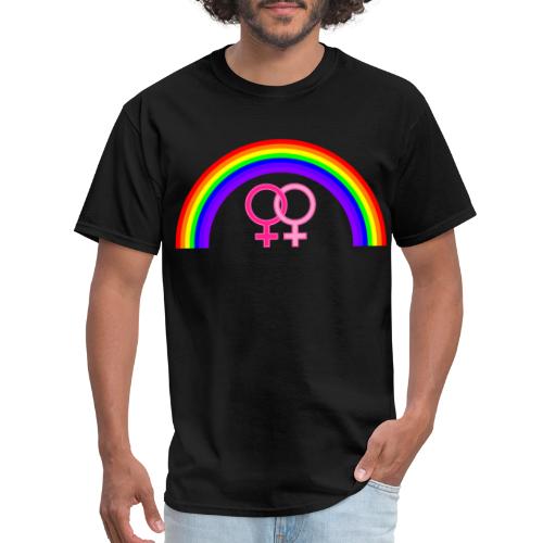 Rainbow Lesbian - Men's T-Shirt