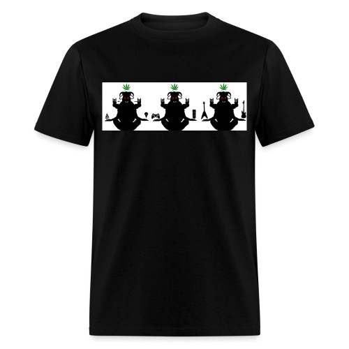 three deities of the stoner realm jpg - Men's T-Shirt
