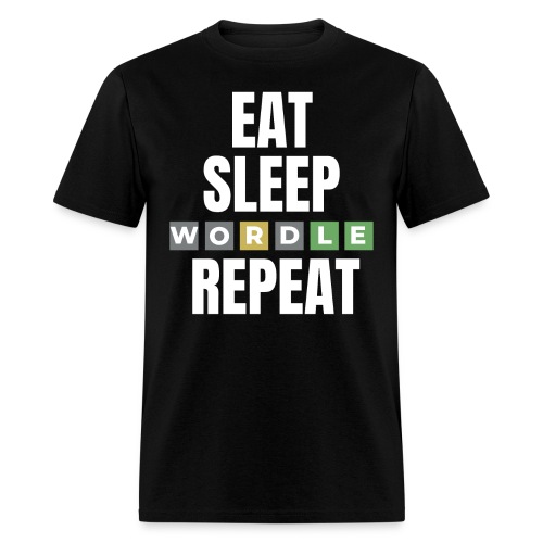 Eat Sleep WORDLE Repeat - Men's T-Shirt