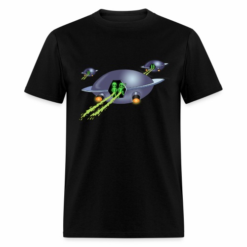 Aliens Peeing - Men's T-Shirt