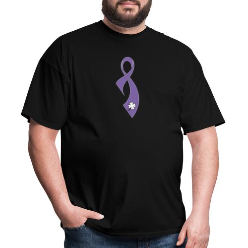 TB Cancer Awareness Ribbon - Men's T-Shirt