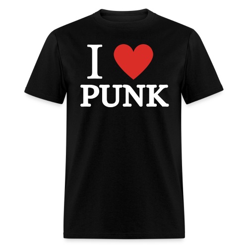I Love Punk (i heart punk) - Men's T-Shirt