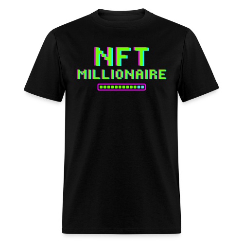 NFT Millionaire Loading Bar Crypto Art - Men's T-Shirt