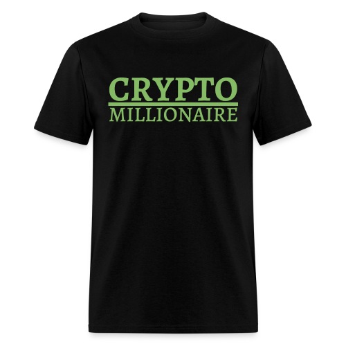 Crypto Millionaire (green money color) - Men's T-Shirt
