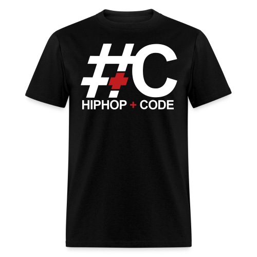 hiphopandcode-logo-2color - Men's T-Shirt