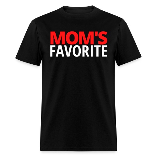 Mom's Favorite (red & white version) - Men's T-Shirt