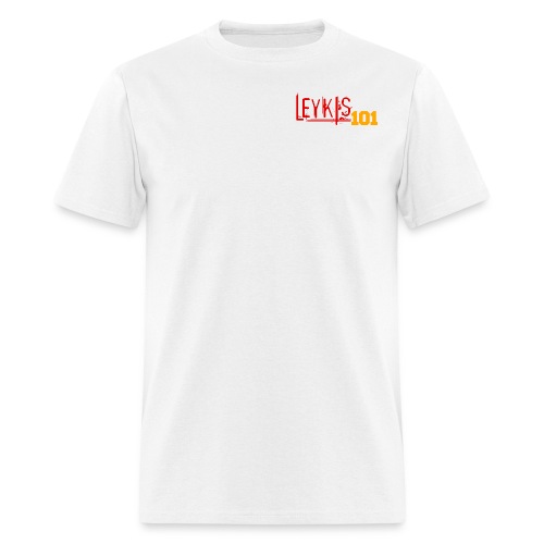 Leykis 101 Full Color with Domain - Men's T-Shirt
