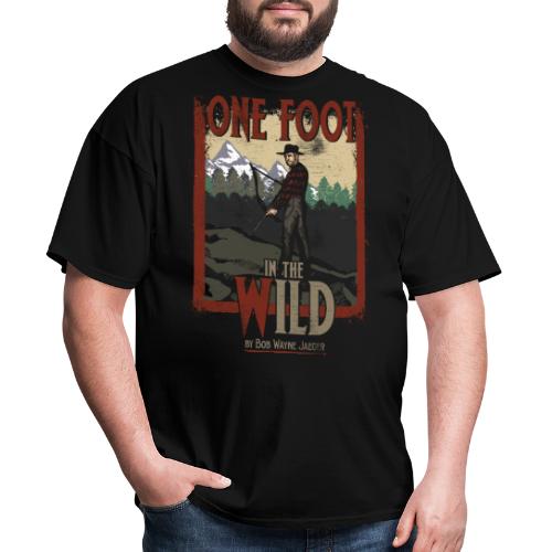 One Foot in the Wild Novel Cover Gear - Men's T-Shirt