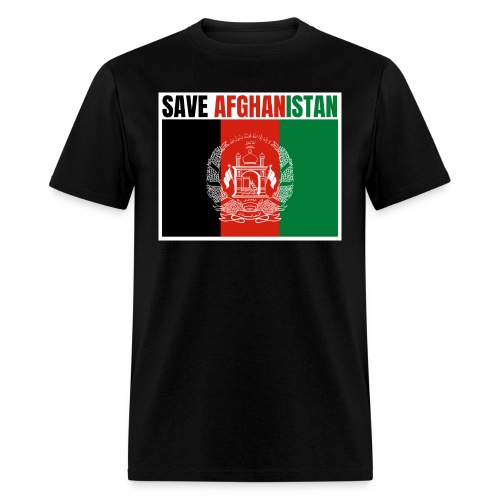 SAVE AFGHANISTAN, Flag of Afghanistan - Men's T-Shirt