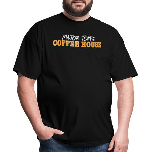 Major Tom's Coffee House (White Lettering) - Men's T-Shirt