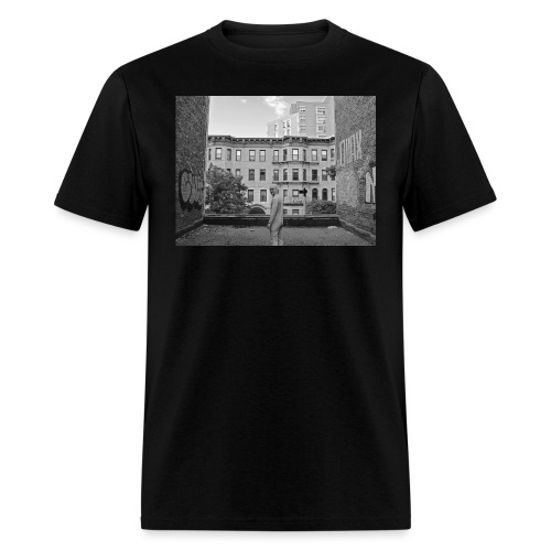 rooftop crop bw - Men's T-Shirt