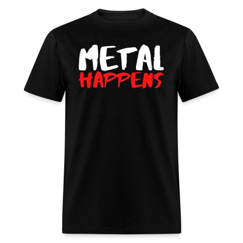 METAL Happens (graffiti paint) - Men's T-Shirt