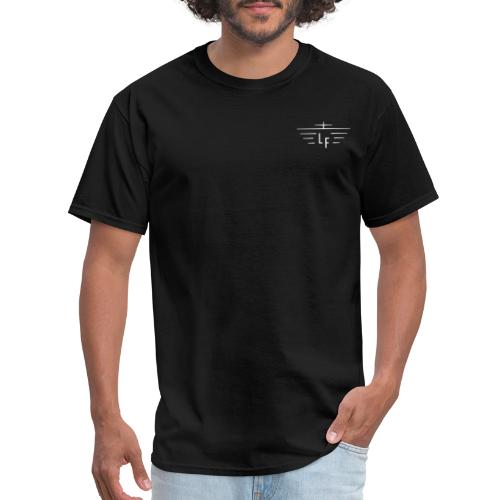 Tesla Tom's Ludicrous Feed White Initials - Men's T-Shirt