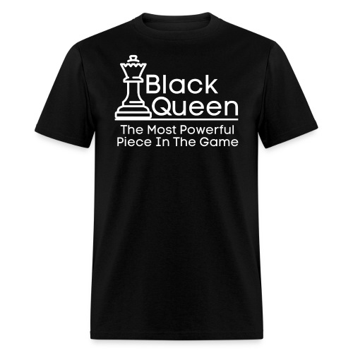 Black Queen Most Powerful Chess African American - Men's T-Shirt