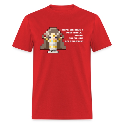 Time Goddess - Profitable Relationship (White txt) - Men's T-Shirt