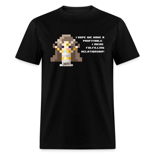 Time Goddess - Profitable Relationship (White txt) - Men's T-Shirt