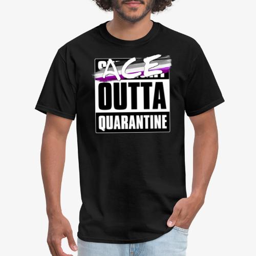 Ace Outta Quarantine - Asexual Pride - Men's T-Shirt