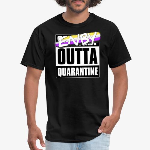Enby Outta Quarantine - Nonbinary Pride - Men's T-Shirt