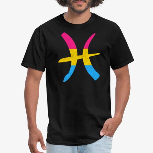Pansexual Pisces Pride Flag Zodiac Sign - Men's T-Shirt