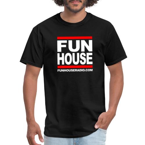 Fun House Radio Square Design - Men's T-Shirt