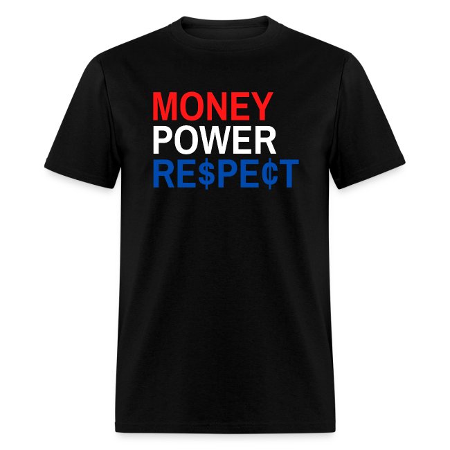 Money Power Respect (Red, White & Blue with $ & ¢)