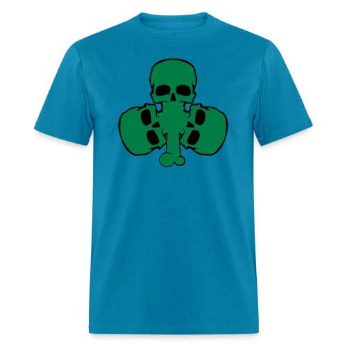skull_shamrock - Men's T-Shirt