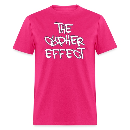 pink outline tce2 png - Men's T-Shirt