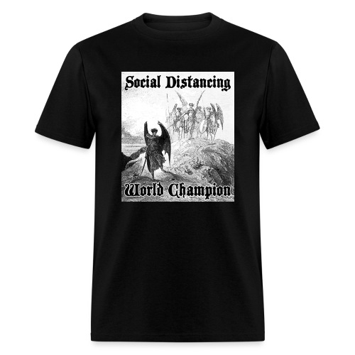 Social Distancing World Champion - Men's T-Shirt