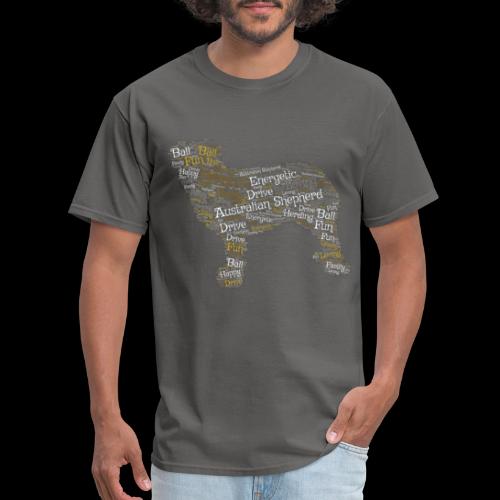 Australian Shepherd Word Art - Men's T-Shirt