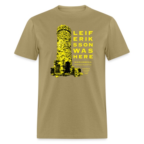 Leif Eriksson Was Here Double-Sided T-Shirt - Men's T-Shirt
