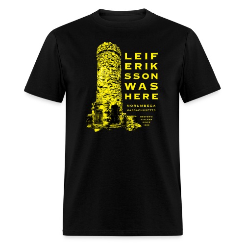 Leif Eriksson Was Here Double-Sided T-Shirt - Men's T-Shirt