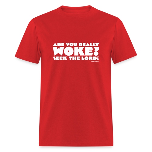 Are You Really Woke? Seek the Lord - Men's T-Shirt