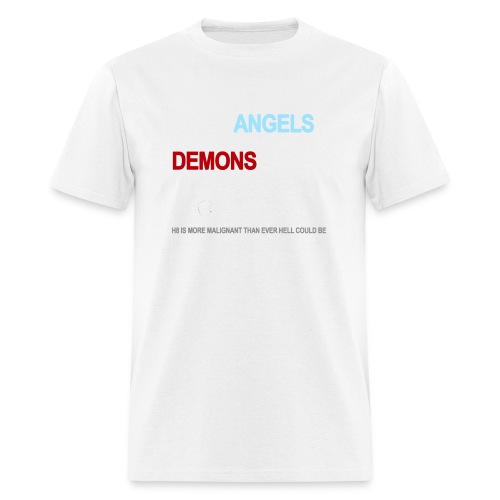 some angels marry demons black shirt - Men's T-Shirt