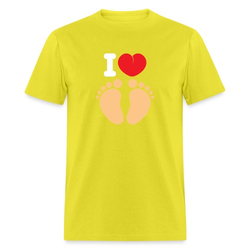 I HEART FEET - Men's T-Shirt
