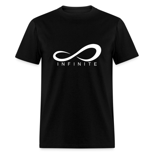 Infinite Logo in White Women's Hoodie - Men's T-Shirt