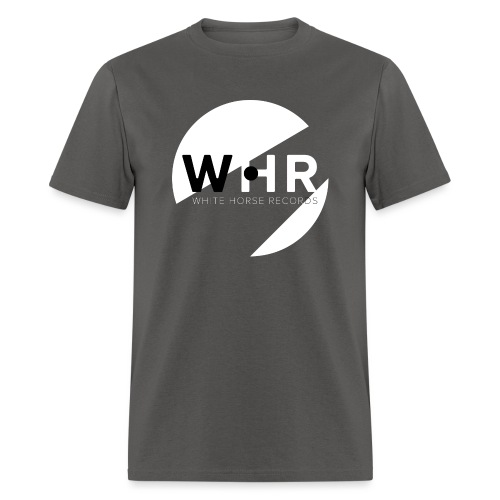 White Horse Records Logo - Black - Men's T-Shirt