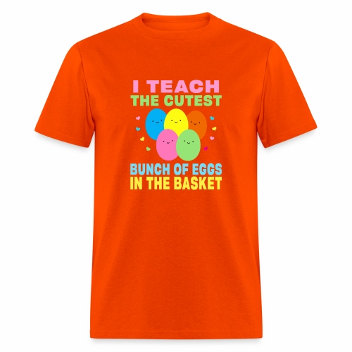 I Teach the Cutest Egg in the Basket School Easter - Men's T-Shirt