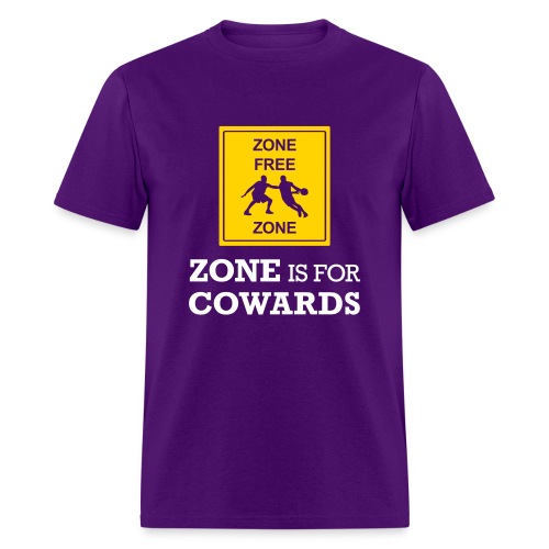 zoneisforcowards2color - Men's T-Shirt