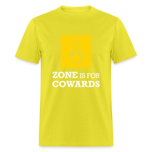 zoneisforcowards2color - Men's T-Shirt