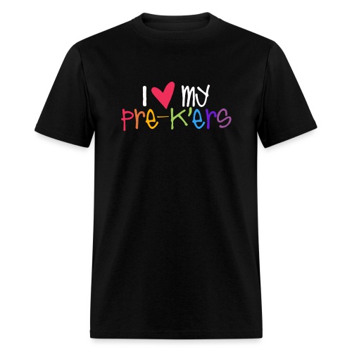 I Love My Pre-K'ers Teacher T-Shirts - Men's T-Shirt